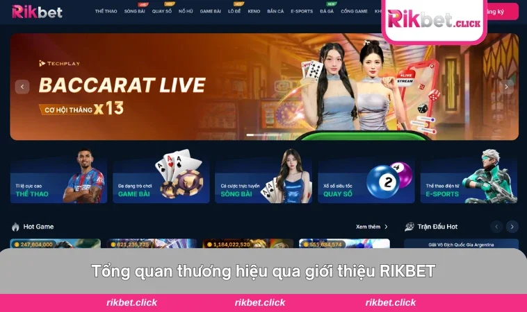 Giới Thiệu Rikbet 1 Thương hiệu cá cược trực tuyến phát triển bền vững với định hướng rõ ràng